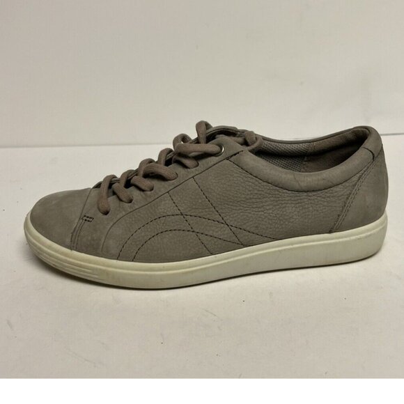 ECCO Womens Soft 7 Sneaker Leather Size US7-7.5 M EU38 - Picture 1 of 6